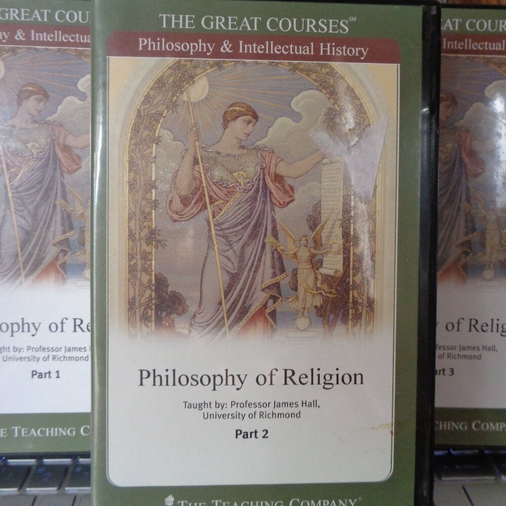 The Great Courses The Philosophy of Religion 1 & 2 & 3 Guide Book & CDs